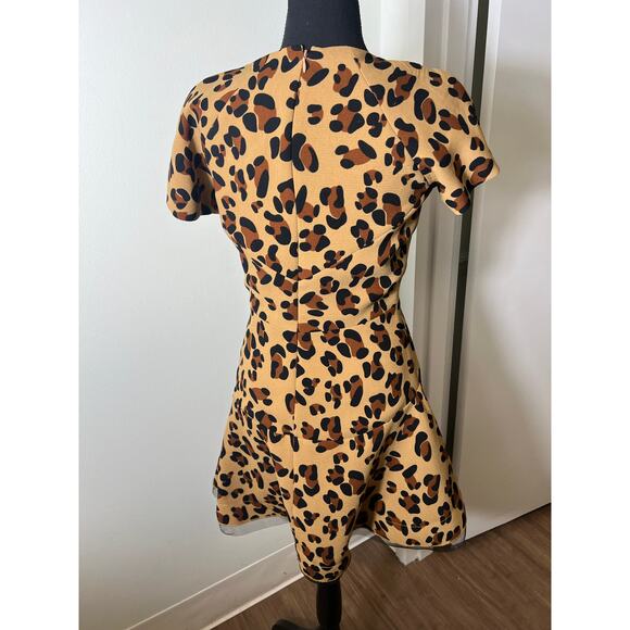 Essentiel Antwerp Leopard Print Dress Fits like Sz 2 - Picture 3 of 6